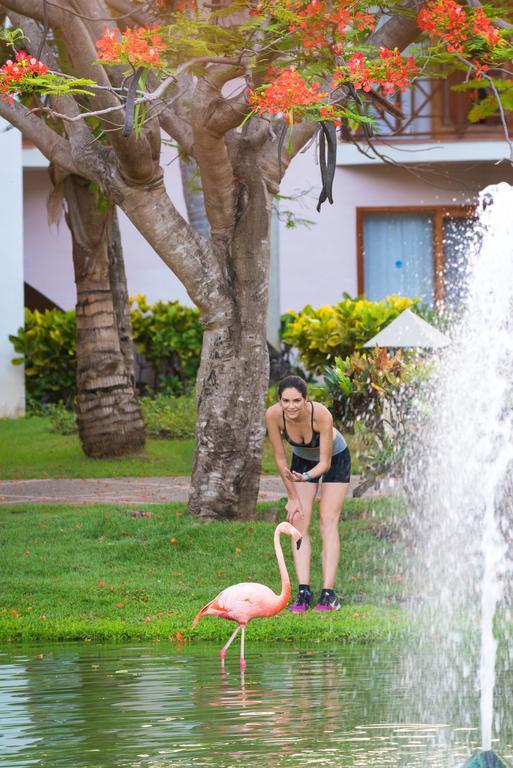 Natura Park Beach & Spa Eco Resort Punta Cana Exterior photo A woman cools down after a run